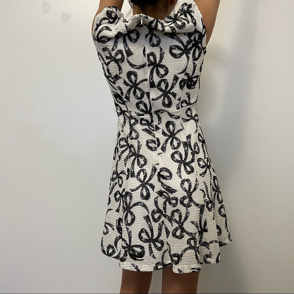 VINTAGE RIBBON PRINT DRESS - Picture 4 of 5